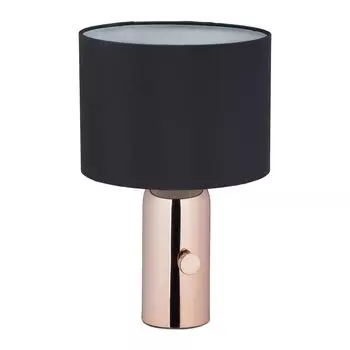 Прикроватная лампа Relaxdays с регулируемой яркостью, черный