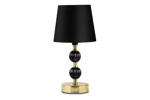 Прикроватные светильники Konsimo ВУЛГА, черный, металл, 15х15х30 см, золото