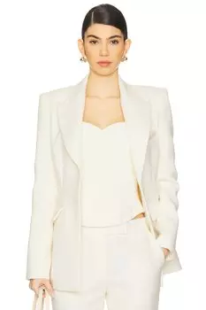 Прилегающий пиджак Alex Perry, ecru