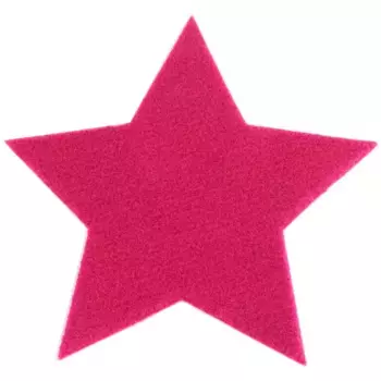 Primaflor-Ideen в текстильной подставке «Звезда, Рождественские украшения», (набор, 6 шт.), идеально подходит в качестве подставки или украшения стола, размер 16,5 см Primaflor-Ideen In Textil, розовый