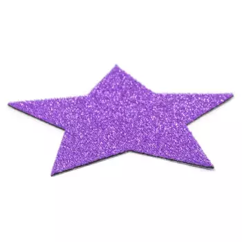 Primaflor-Идеи в текстильной подставке для столовых приборов «Звезда, Рождественские украшения», (набор, 4 шт.), также идеально подходит в качестве подставки или украшения, размер 29,5 см Primaflor-Ideen In Textil, фиолетовый