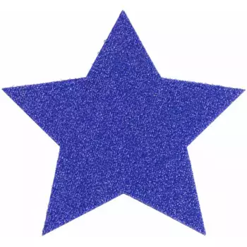 Primaflor-Идеи в текстиле Подставка для столовых приборов «Звезда, Рождественское украшение» (набор, 4 шт.), идеальна в качестве подставки или украшения стола, размер 16,5 см Primaflor-Ideen In Textil, цвет blau