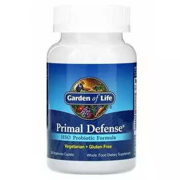 Primal Defense, пробиотическая формула HSO 90 капсул, Garden of Life