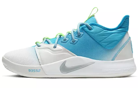 Кроссовки Nike PG 3, белый/голубой