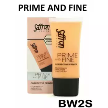Prime & Fine Corrective Primer Оранжевая основа под макияж против покраснений Saffron
