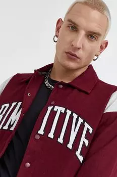 Примитивный шерстяной жакет Primitive, бордовый