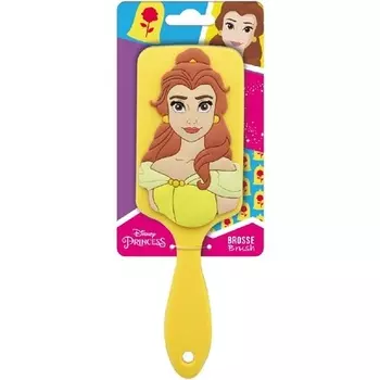 Принцессы Диснея Красивая 3D силиконовая щетка для волос для всех типов волос Желтый Disney