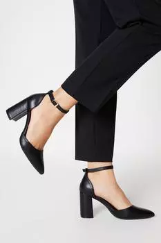 Принципы: туфли-лодочки Celina на среднем каблуке, состоящие из двух частей Dorothy Perkins, черный