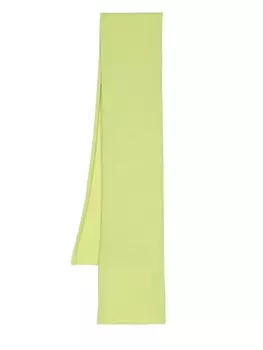 Pringle of Scotland кашемировый шарф тонкой вязки, желтый