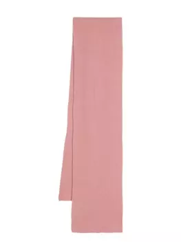 Pringle of Scotland шарф в рубчик, розовый