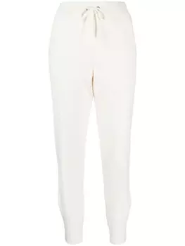 Pringle of Scotland спортивные брюки тонкой вязки, белый