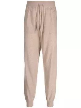 Pringle of Scotland трикотажные брюки с кулиской, нейтральный цвет