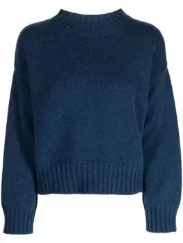 Pringle of Scotland укороченный кашемировый джемпер, синий