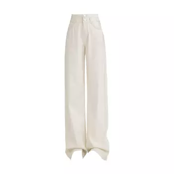 Prinstory Женские джинсы с принтом, Темно-серый на флисовой подкладке