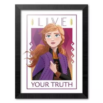 Принт Enmarcado 30X40 См Disney Frozen Живи Своей Правдой Inna marka