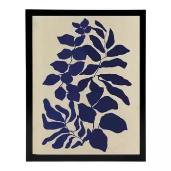 Принт «Клуб плакатов» «Куча листьев» + полная фоторамка Тора El Corte Ingls, черный