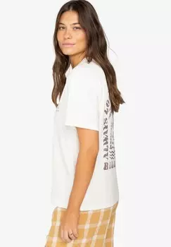 Принт на футболке ALWAYS LOOKING Billabong, белый