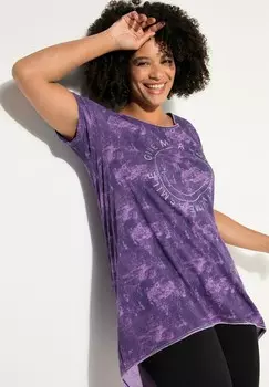 Принт на футболке Angel of Style, темно-фиолетовый