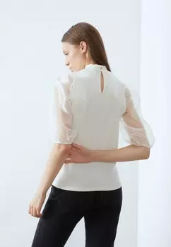 Принт на футболке Anna Field, белый