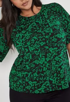 Принт на футболке Apricot, черный