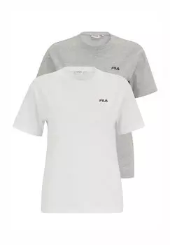 Принт на футболке Bari 2Pack Fila, белый