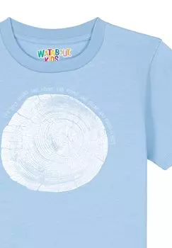 Принт на футболке Baumscheibe watapparel, синяя душа