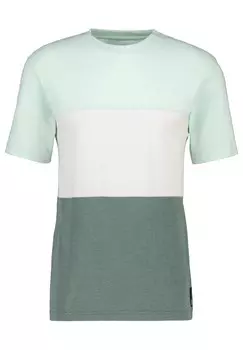 Принт на футболке BENAK KURZARM alife & kickin, пестрый зеленый