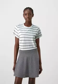 Принт на футболке BIOPOLISH SKIMMING TEE Abercrombie & Fitch, белый