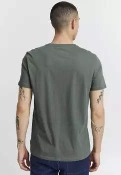 Принт на футболке Blend, серый деним