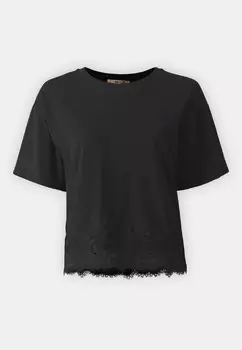 Принт на футболке BLOUSE TWINSET, черный