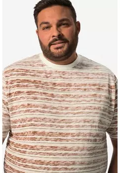 Принт на футболке BOSTON PARK, коричневый