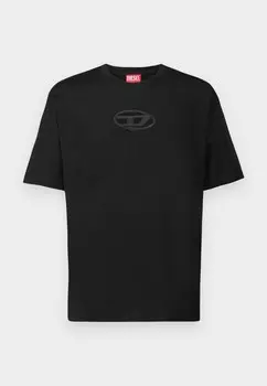 Принт на футболке BOX UNISEX Diesel, черный