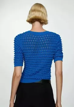 Принт на футболке BRUNI Mango, неоновый синий