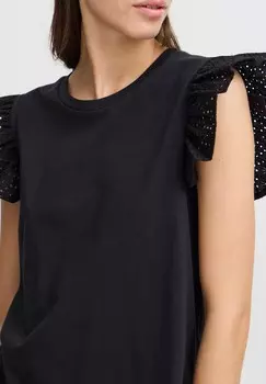 Принт на футболке BYRIKA b.young, черный