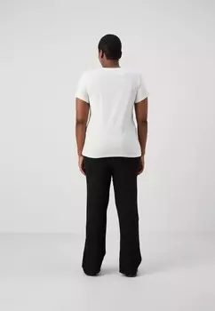 Принт на футболке CARFREE ATELIER ONLY Carmakoma, кремовый