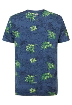 Принт на футболке CARTOON Petrol Industries, синий