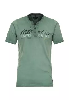 Принт на футболке CASAMODA, зеленый