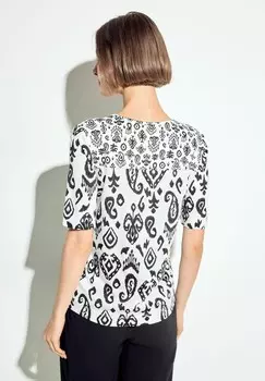 Принт на футболке Cecil, кремовый