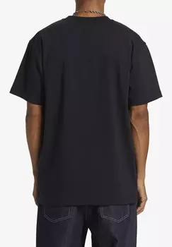 Принт на футболке CHAMPION RING HSS DC Shoes, черный