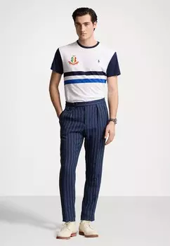 Принт на футболке CLASSIC FIT ITALY T-SHIRT Ralph Lauren, белый