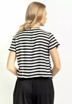 Принт на футболке CLICK, черный