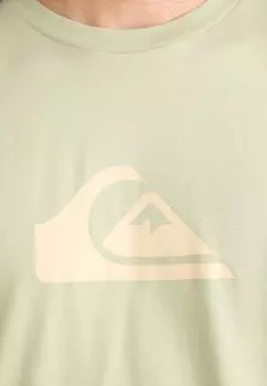 Принт на футболке COMP LOGO UNISEX Quiksilver, серый