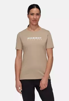 Принт на футболке CORE LOGO Mammut, бежевый