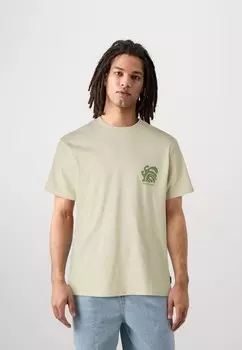 Принт на футболке CREATIONS MOR Quiksilver, серый