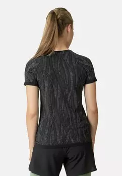 Принт на футболке CREW NECK ZEROWEIGHT CERAMICOOL ODLO, черный