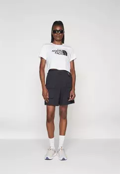 Принт на футболке CROPPED EASY TEE The North Face, белый