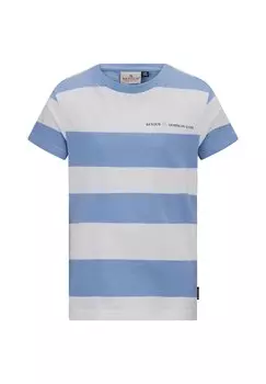 Принт на футболке Dano Retour Jeans, светло-синий