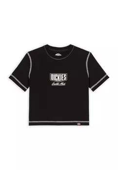 Принт на футболке Dickies, черный