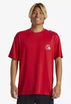 Принт на футболке DNA BUBBLE LOGO SURF- MIT UPF 50 Quiksilver, красный