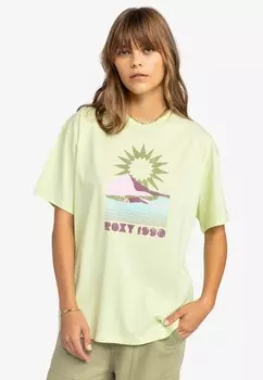 Принт на футболке DREAMERS Roxy, зеленый